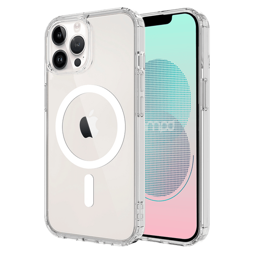 AMPD TPU / Acrylic Crystal Clear MagSafe Case for Apple iPhone 13 Pro Max