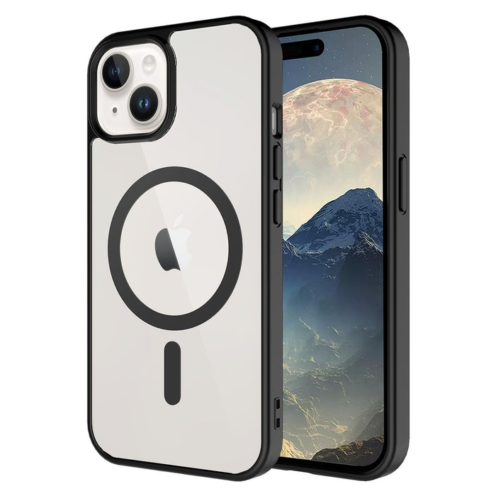 AMPD TPU / Acrylic Crystal Clear MagSafe Case for Apple iPhone 15