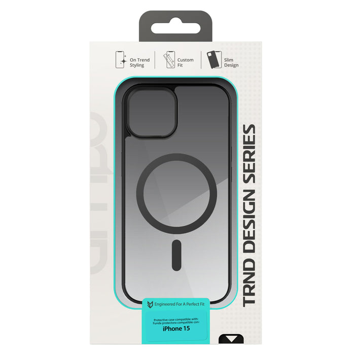 AMPD TPU / Acrylic Crystal Clear MagSafe Case for Apple iPhone 15