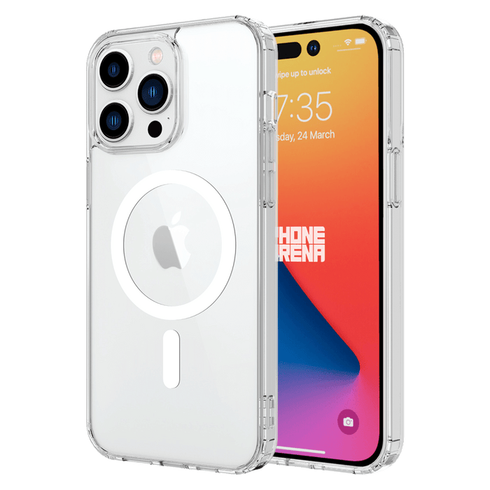 AMPD TPU / Acrylic Crystal Clear MagSafe Case for Apple iPhone 15 Pro Max Clear
