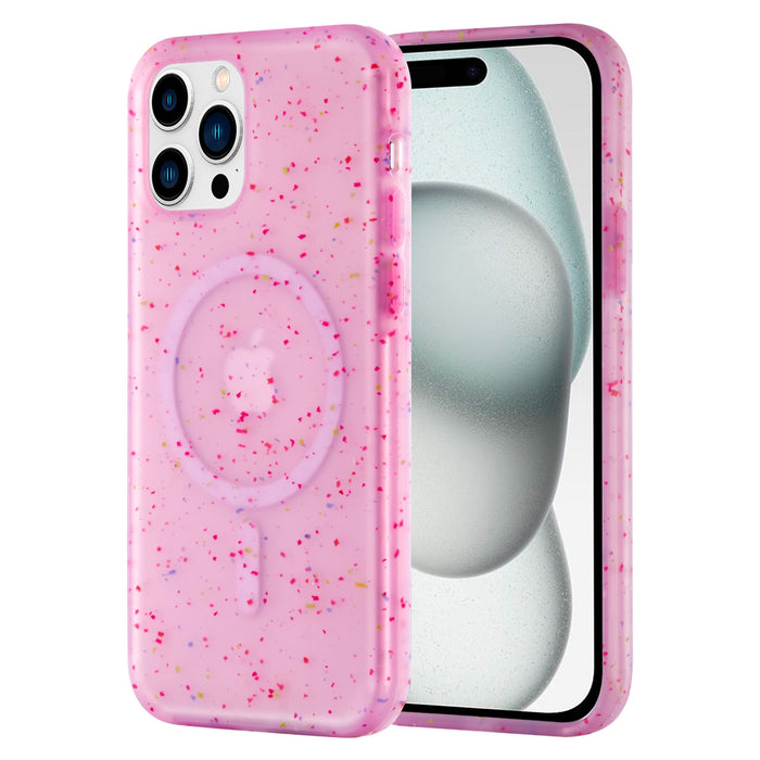 AMPD Jelly Confetti Soft Shell MagSafe Case for Apple iPhone 15 Pro Max