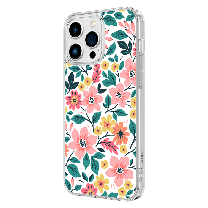 AMPD TPU / Acrylic HD Print MagSafe Case for Apple iPhone 15 Pro Max Wildflower