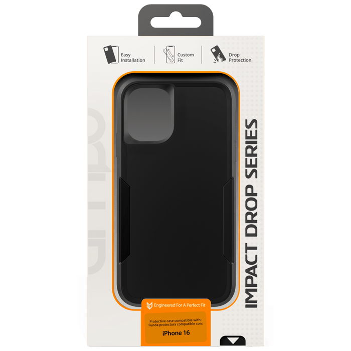 AMPD Military Drop Case for Apple iPhone 16 Black