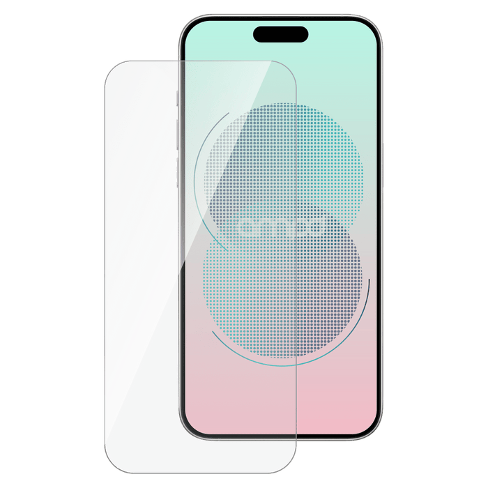 AMPD 0.33 Impact Flex Clear Tempered Glass Screen Protector for Apple iPhone 16 Pro Max Clear