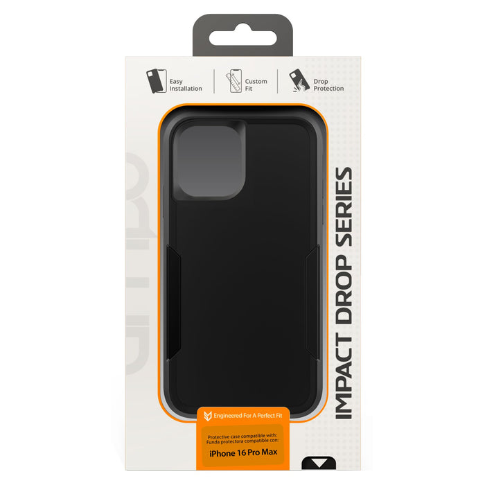 AMPD Military Drop Case for Apple iPhone 16 Pro Max Black