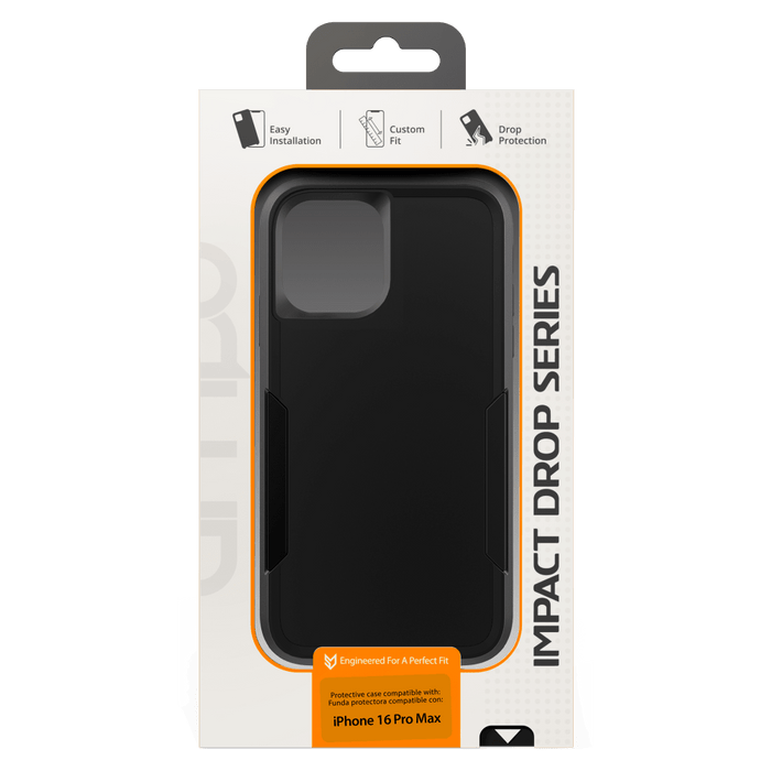 AMPD Military Drop Case for Apple iPhone 16 Pro Max Black
