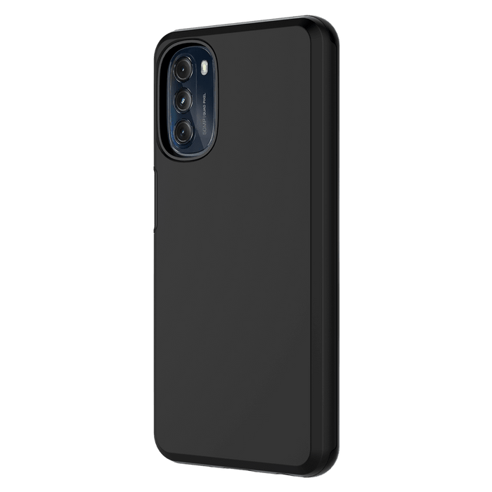 AMPD Classic Slim Dual Layer Case for Motorola Moto G 5G (2022) Black