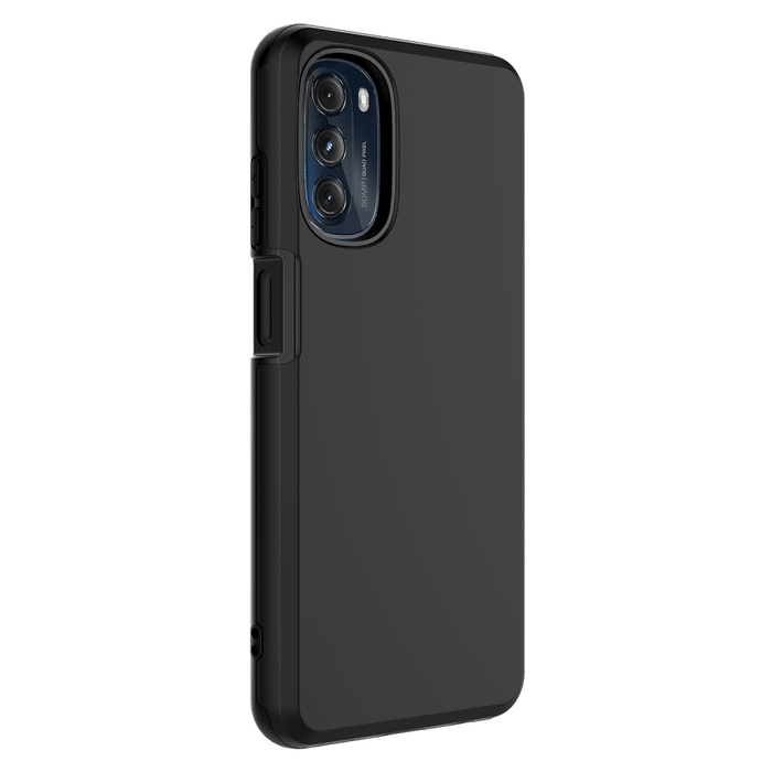 AMPD Classic Slim Dual Layer Case for Motorola Moto G 5G (2022) Black