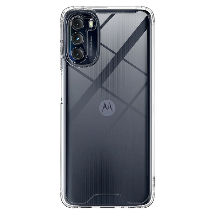 AMPD TPU / Acrylic Hard Shell Case for Motorola Moto G 5G (2022) Clear
