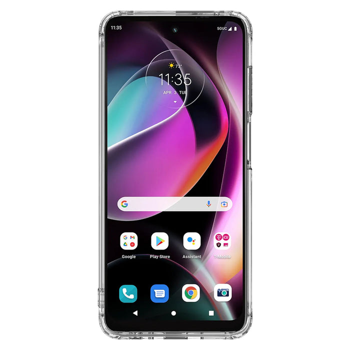 AMPD TPU / Acrylic Hard Shell Case for Motorola Moto G 5G (2022) Clear