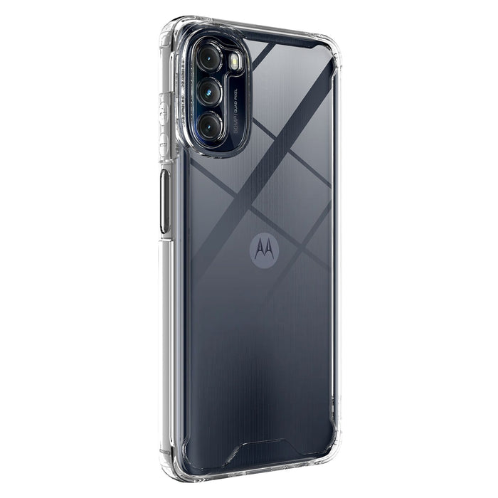 AMPD TPU / Acrylic Hard Shell Case for Motorola Moto G 5G (2022) Clear