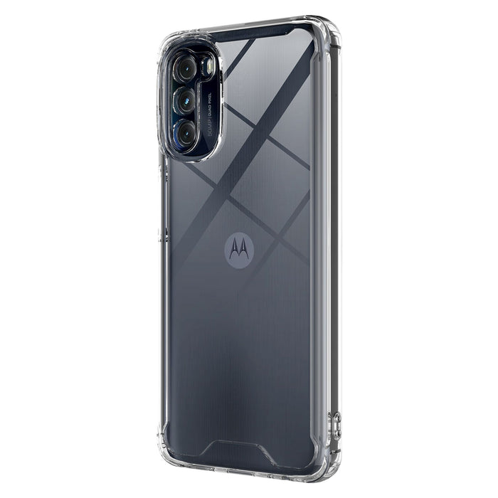AMPD TPU / Acrylic Hard Shell Case for Motorola Moto G 5G (2022) Clear