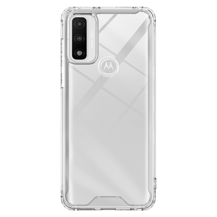 AMPD TPU / Acrylic Hard Shell Case for Motorola Moto G Play (2023) Clear