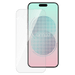 AMPD 0.33 Impact Flex Clear Tempered Glass Screen Protector for Apple iPhone 16 Plus / iPhone 15 Plus