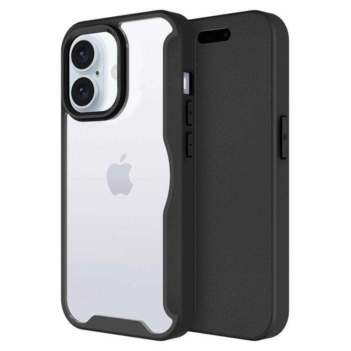 AMPD TPU / Acrylic Wallet Flip Case for Apple iPhone 16 Plus