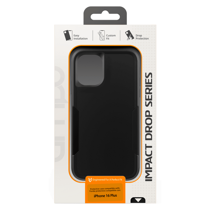 AMPD Military Drop Case for Apple iPhone 16 Plus Black