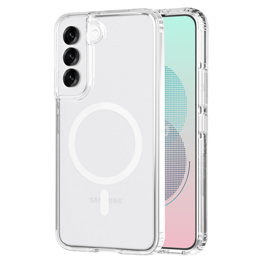 AMPD TPU / Acrylic Crystal Clear Magnetic Case for Samsung Galaxy S25 Plus