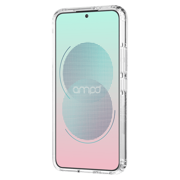 AMPD TPU / Acrylic Crystal Clear Case with Mag Ring for Samsung Galaxy S25 Plus Clear