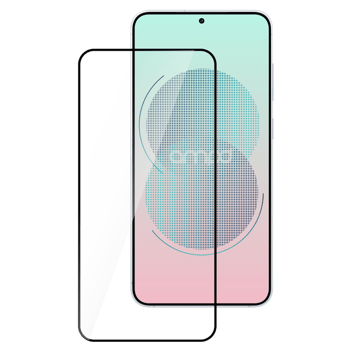 AMPD 3D Full Faced Impact Flex Glass Screen Protector for Samsung Galaxy S 2025 Small Clear