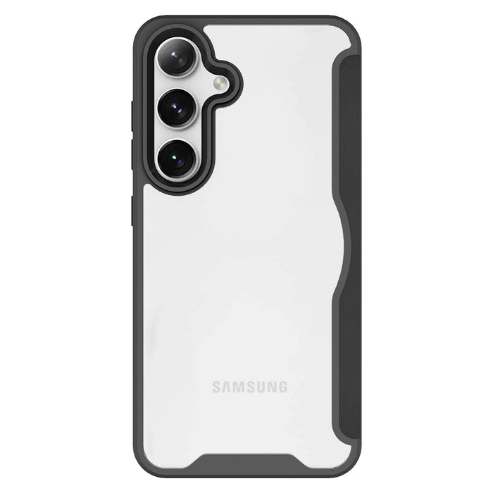 AMPD TPU / Acrylic Flip Wallet MagSafe Case for Samsung Galaxy S24