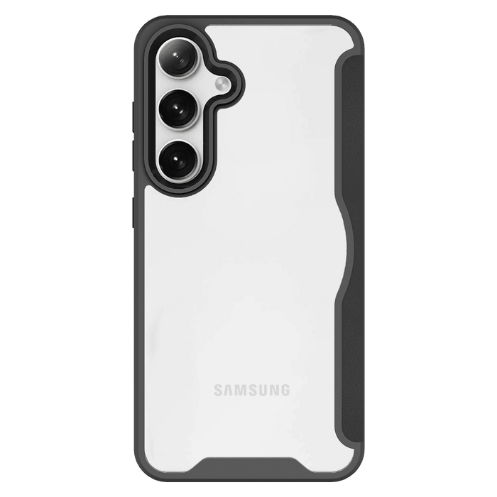 TPU / Acrylic Flip Wallet MagSafe Case for Samsung Galaxy S24
