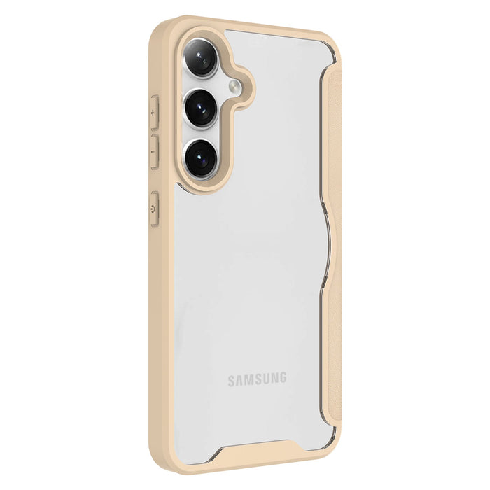 AMPD TPU / Acrylic Flip Wallet MagSafe Case for Samsung Galaxy S24