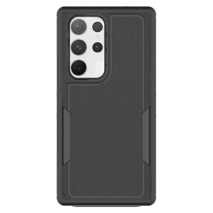 AMPD Dual Layer Hard Shell Military Drop Case for Samsung Galaxy S25 Ultra Black