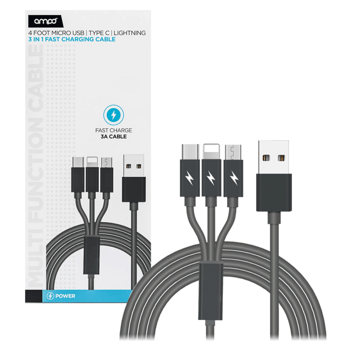 3 in 1 Multi Tip USB Connection Cable