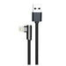 AMPD 90 Degree Gamer USB-A to Apple Lightning Cable