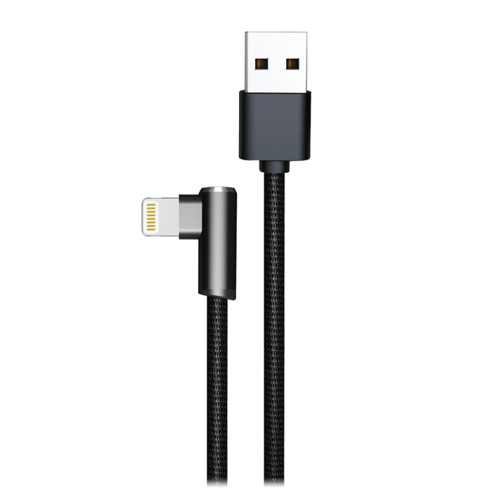 AMPD 90 Degree Gamer USB-A to Apple Lightning Cable