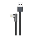 AMPD 90 Degree Gamer USB A to Apple Lightning Cable