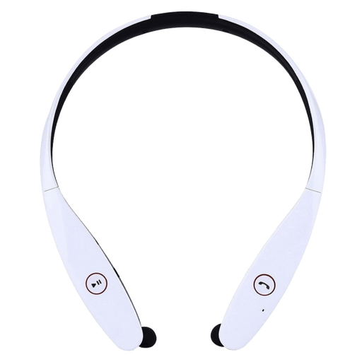 AMPD Around the Neck In Ear Bluetooth Headphones White