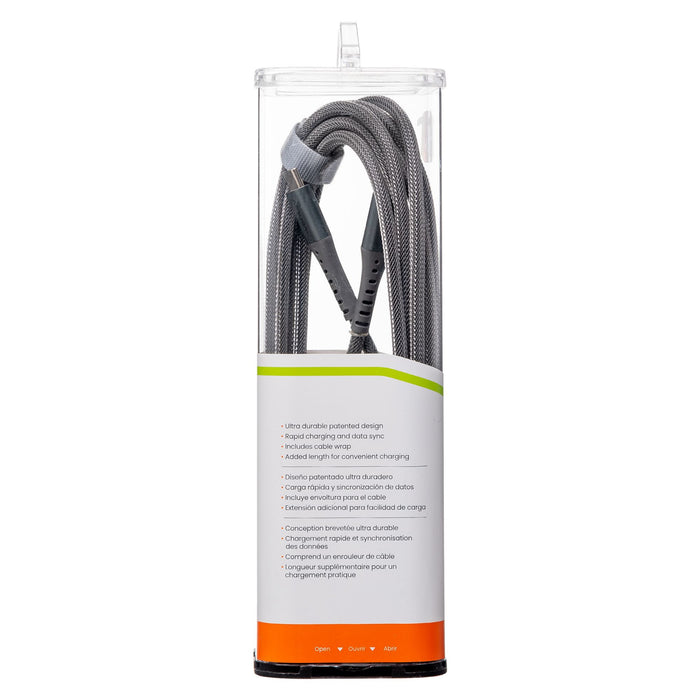 Ventev Alloy USB-C to USB-C High Speed Ultradurable 10 Foot Cable