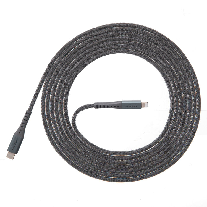 Ventev Alloy USB-C to Apple Lightning High Speed Ultradurable 10 Foot Cable