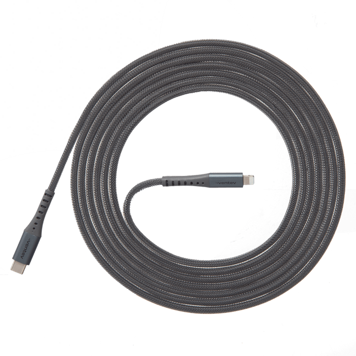 Ventev Alloy USB-C to Apple Lightning High Speed Ultradurable 10 Foot Cable