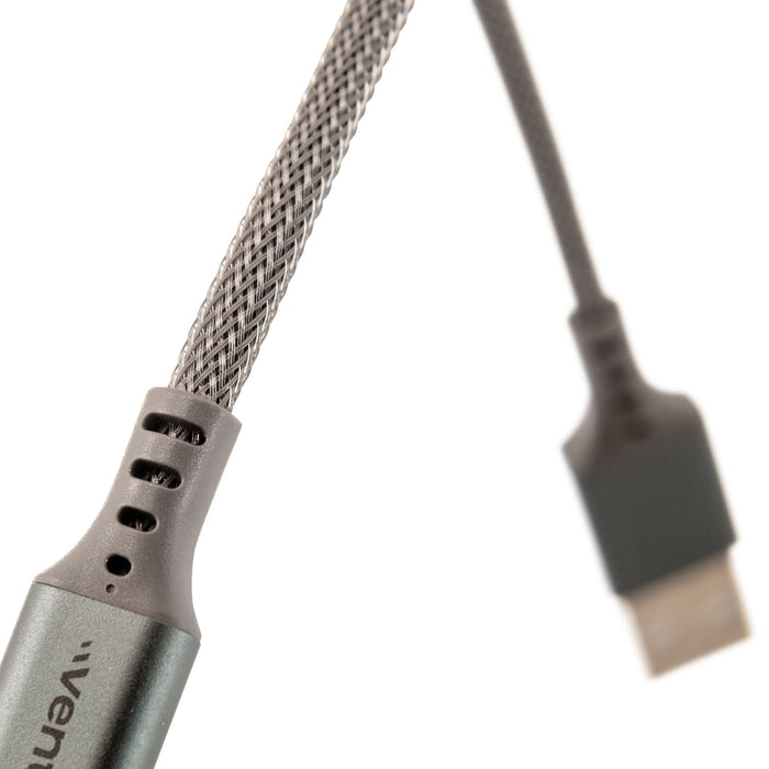 Ventev Alloy USB-C to USB-C High Speed Ultra Durable 10 Foot Cable Silver