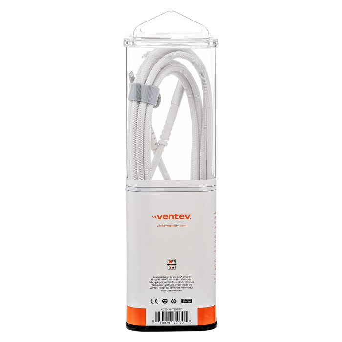 Ventev Chargesync Alloy USB C to Apple Lightning Cable 10ft