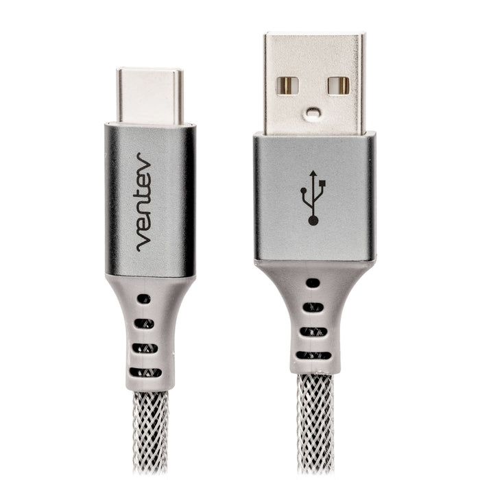 Ventev Alloy USB-A to USB-C High Speed Ultra-Durable 4 Foot Cable