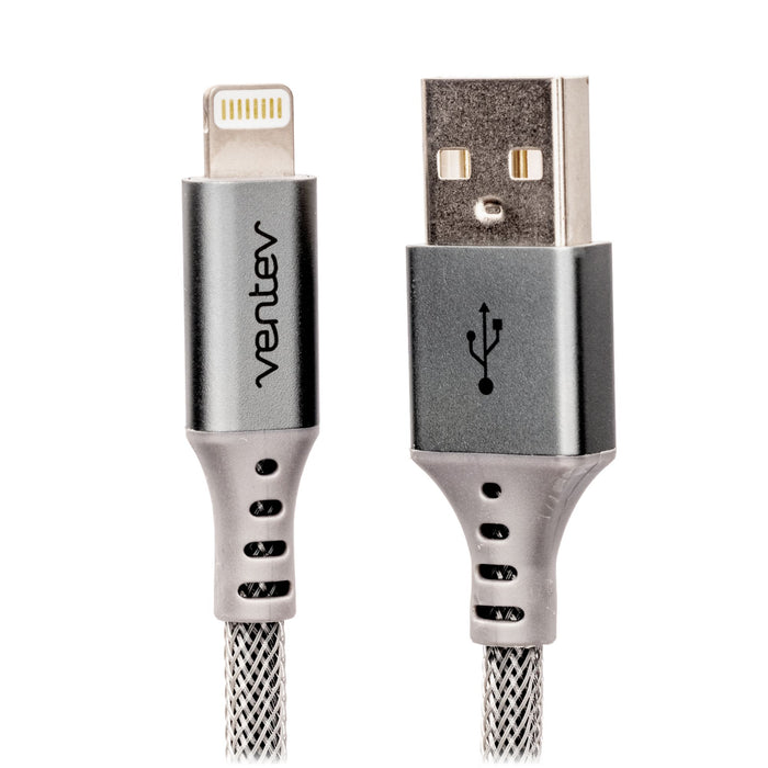 Ventev Alloy USB-A to Apple Lightning High Speed Ultradurable 4 Foot Cable