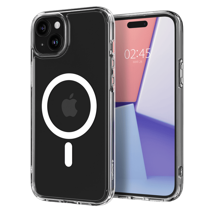 Spigen Crystal Hybrid MagSafe Case for Apple iPhone 15 Plus White
