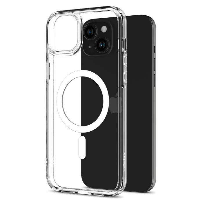 Spigen Crystal Hybrid MagSafe Case for Apple iPhone 15 Plus White