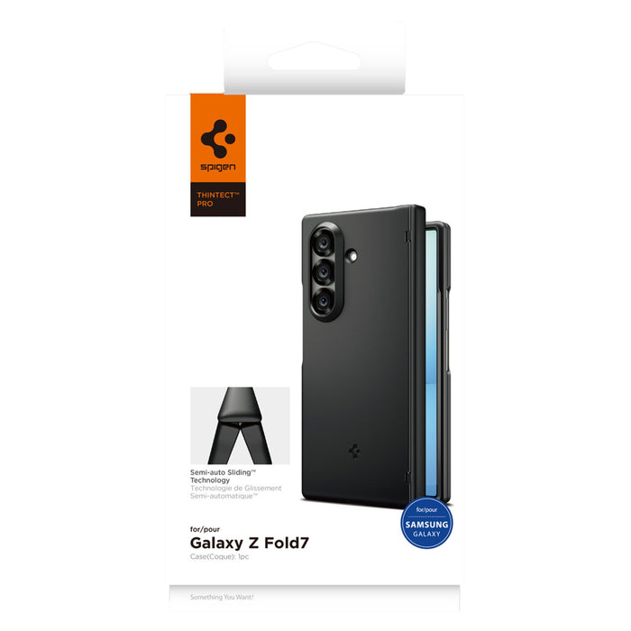 Spigen - Thintect Pro Case for Samsung Galaxy Z Fold7 - Black