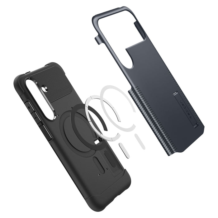 Spigen - Slim Armor Magfit Case for Samsung Galaxy S25 FE - Metal Slate