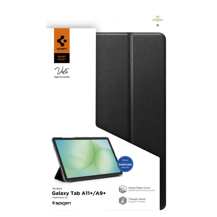 Spigen - Smart Fold Case for Samsung Galaxy Tab A11 Plus  /  Galaxy Tab A9 Plus - Black