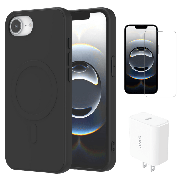AXS POP Bundle (Case, Screen Protector, Charger) for Apple iPhone 17e