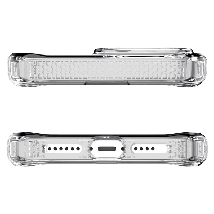 ITSkins Hybrid_R Clear MagSafe Case for Apple iPhone 15 / iPhone 14 / iPhone 13 Clear