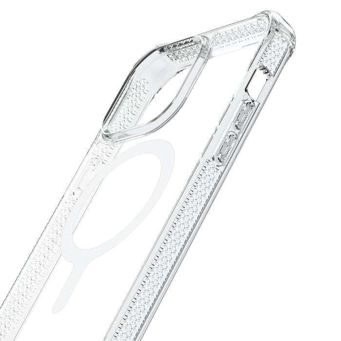 ITSkins Hybrid_R Clear MagSafe Case for Apple iPhone 15 / iPhone 14 / iPhone 13 Clear