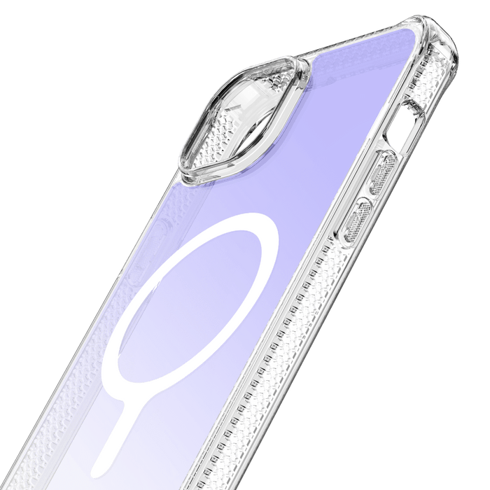 ITSKINS Hybrid_R Iridescent MagSafe Case for Apple iPhone 15 / iPhone 14 / iPhone 13 Iridescent Violet