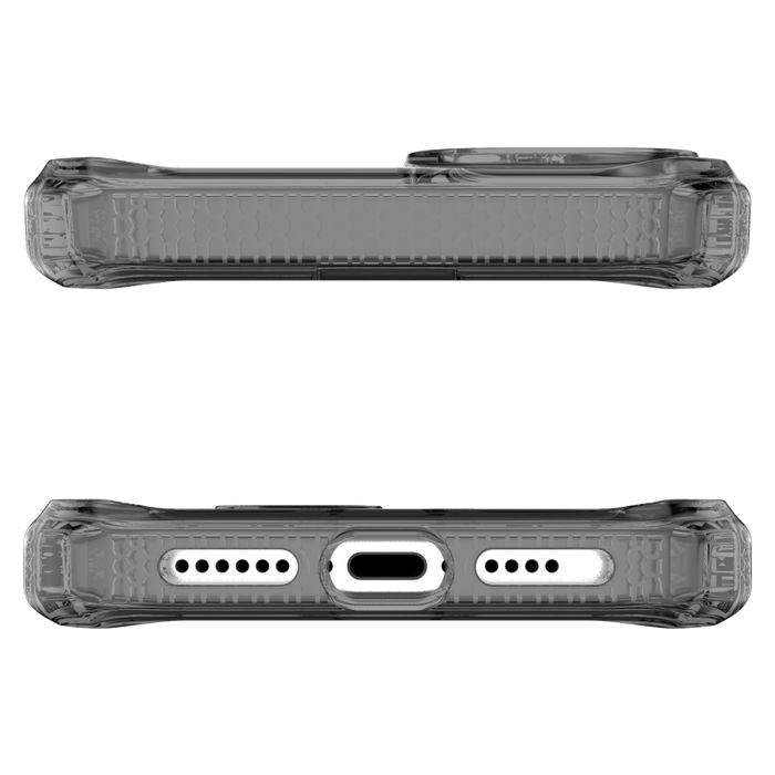 ITSKINS Supreme_R Clear MagSafe Case for Apple iPhone 15 / iPhone 14 / iPhone 13 Graphite