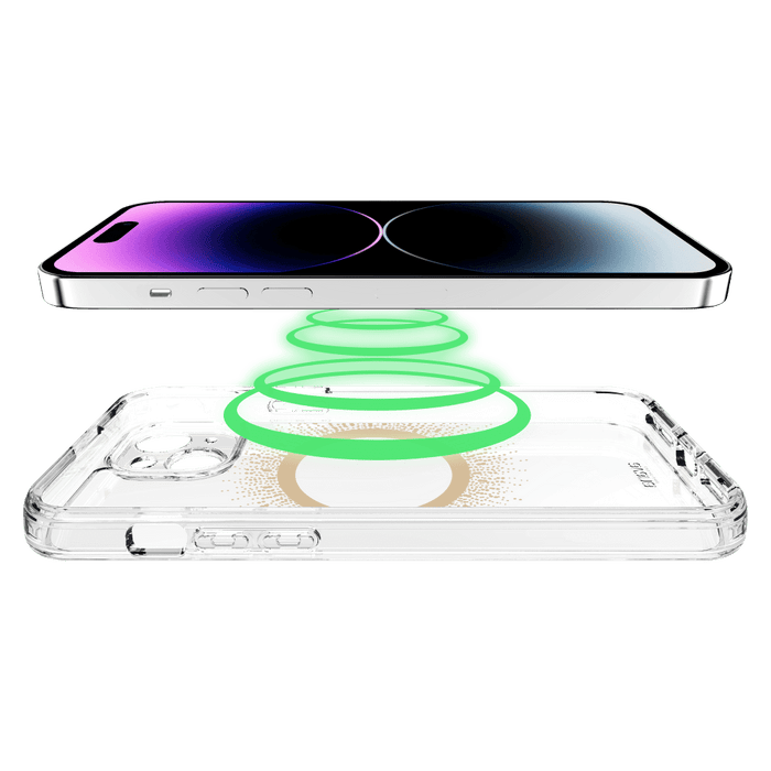 Avana Aura MagSafe Case for Apple iPhone 15 Plus Gold